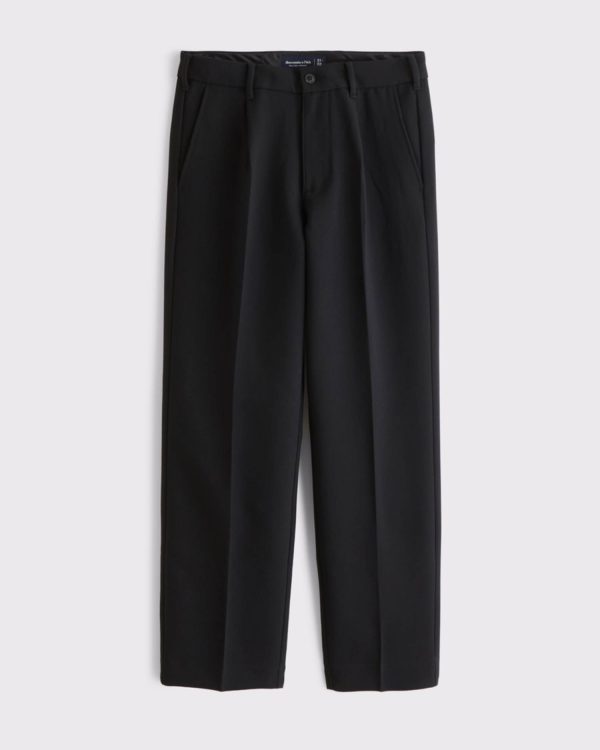 Pleated Relaxed Straight Trouser