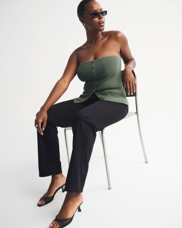 Mid Rise 90S Straight Jean