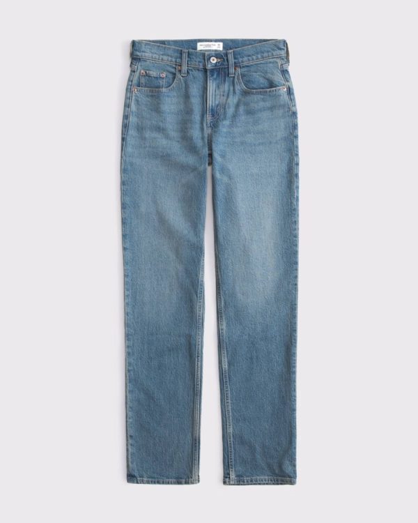 Mid Rise 90s Straight Jean