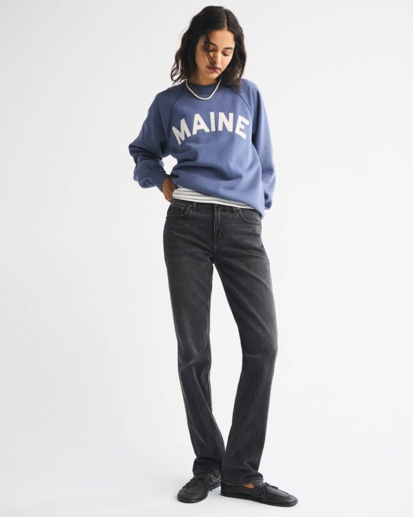 Mid Rise 90S Straight Jean