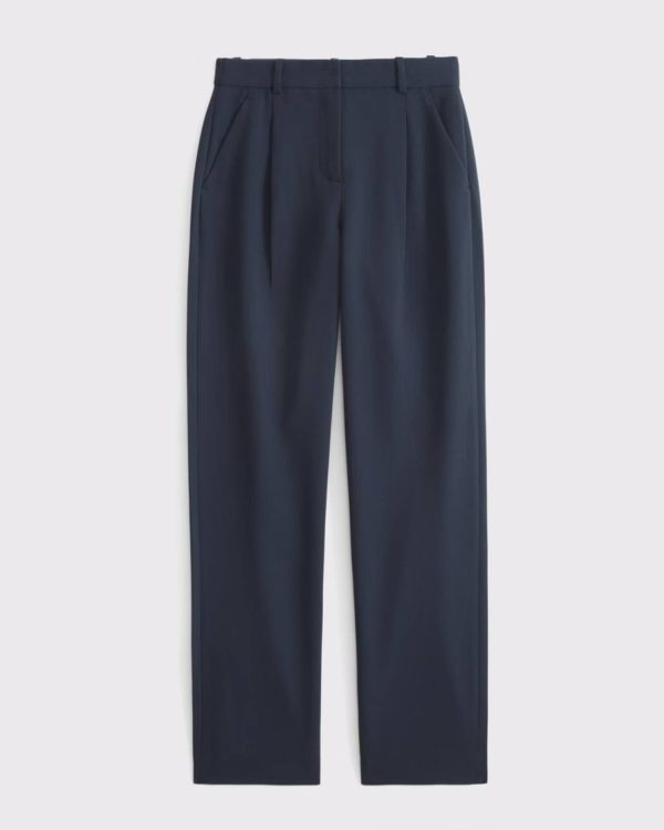 A&F Quinn Tailored Straight Pant