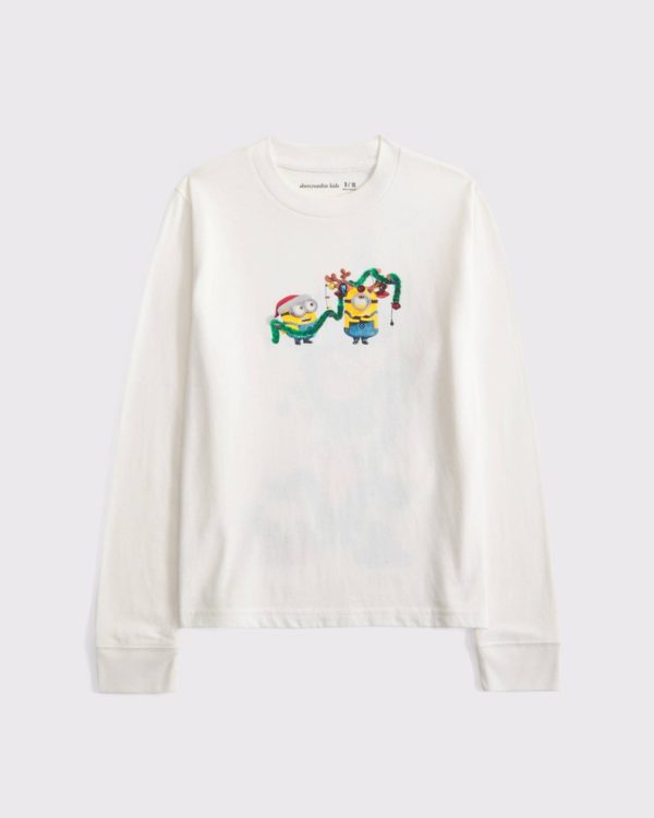 Long-Sleeve Minions Graphic Tee