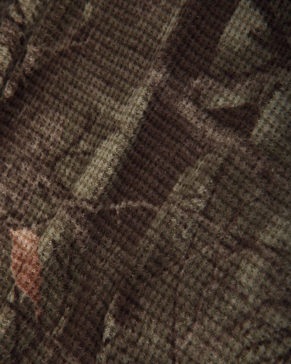 Cozy Long-Sleeve Waffle Crew