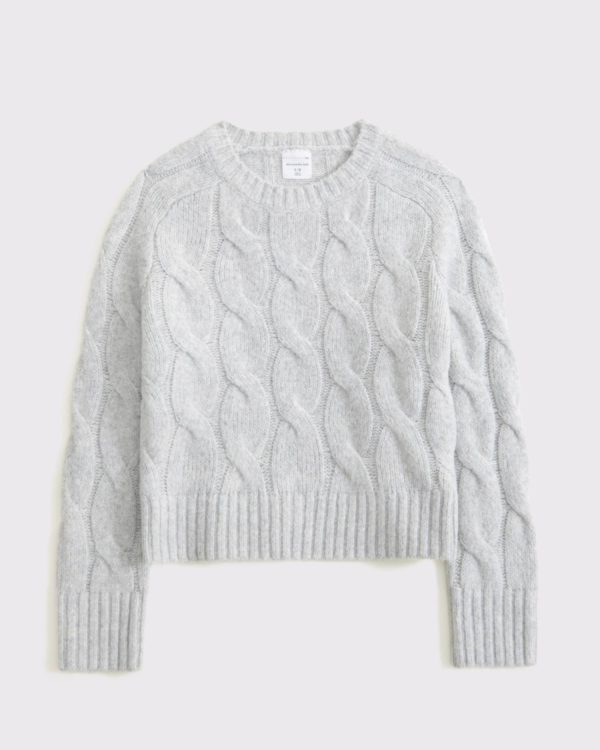 Cable Crew Sweater