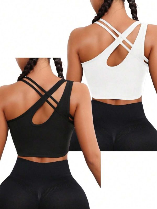 Pack of 2 -Solid Color Fitted Sports T-Shirt, Spring/Summer