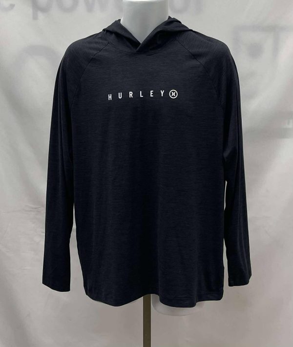 Men's Hurley Long Sleeve Hoodie, Large