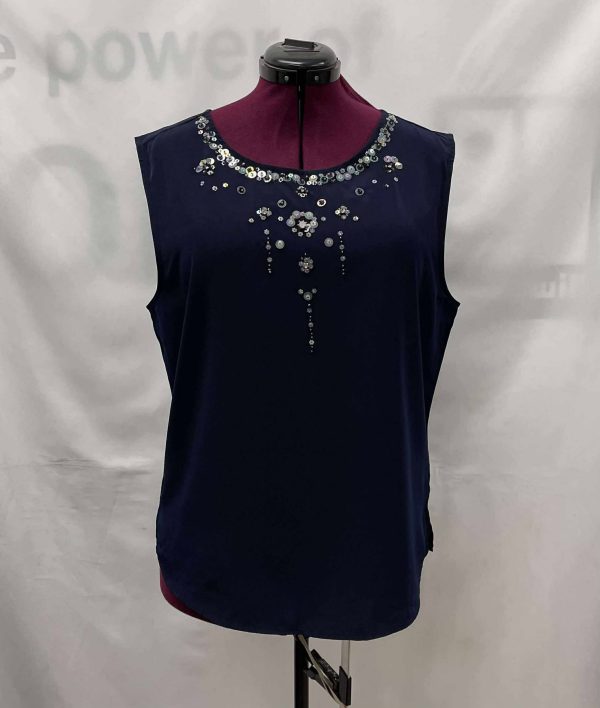 Women's RW&CO Sleeveless Top, Extra Large