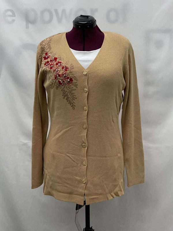 Women's Susan Bristol Long Sleeve Cardigan, Large