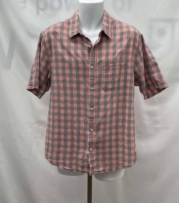 Men's Roots Short Sleeve Shirt, Large