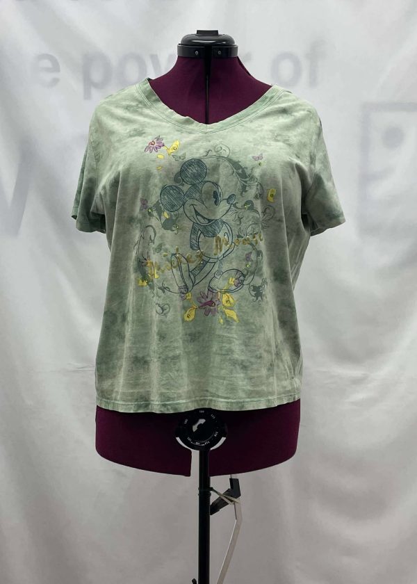 Women's Disney Short Sleeve Top, Extra Large