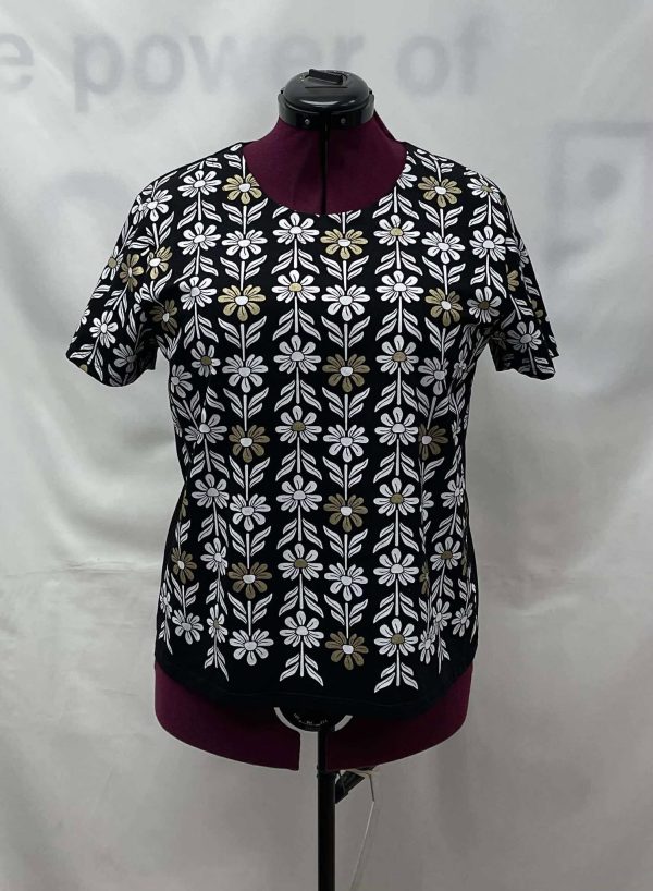 Women's Leo & Ugo Short Sleeve Top, Extra Large