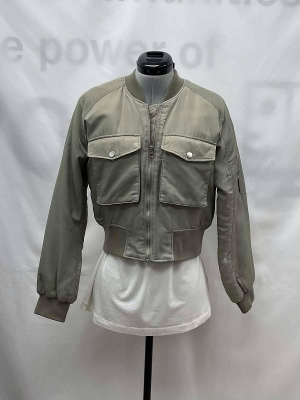 Women's Divided Bomber Jacket, Small