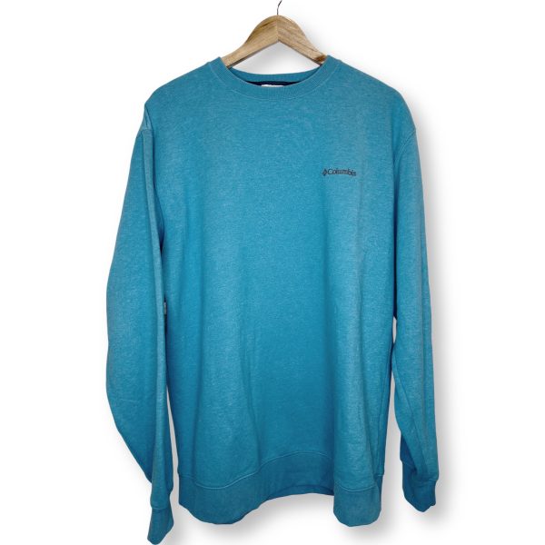 Mena??s Columbia Blue Crewneck - Size L