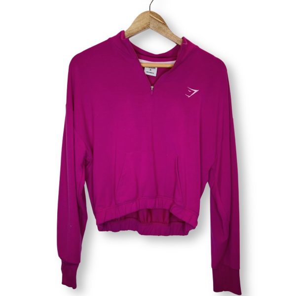 Gymshark Magenta Quarter Zip - Size XL