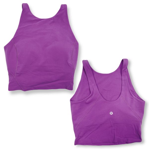 Lululemon High Neck Purple Tank Top - Size 2