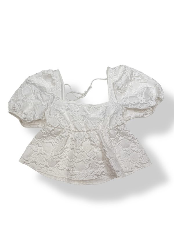 Divided Short Sleeve Top- Size L