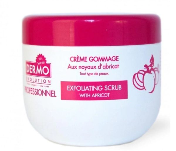 Dermo Evolution -  Apricot kernel Scrub Professional  - get rid of dead skin and eliminate blackheads. 500ml