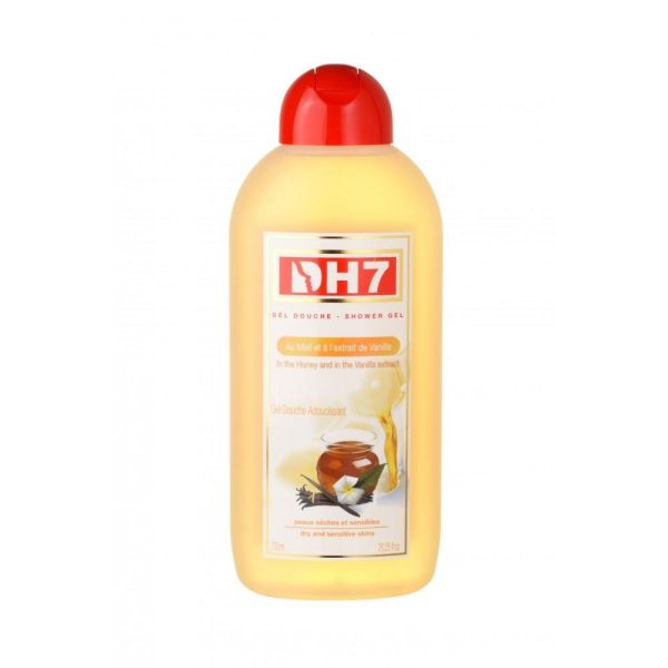 DH7 - Honey & Vanilla Shower Gel  -  softens your skin and keeps it clean 750 ml