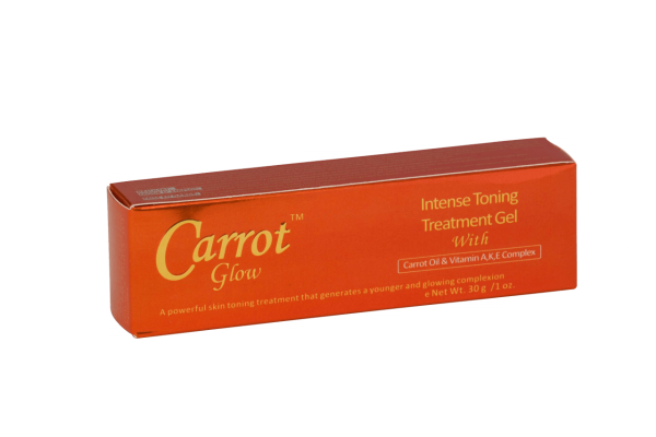 Glow - Carrot Glow Intense Toning Treatment Gel With Carrot Oil & Vitamin A, K & E complex